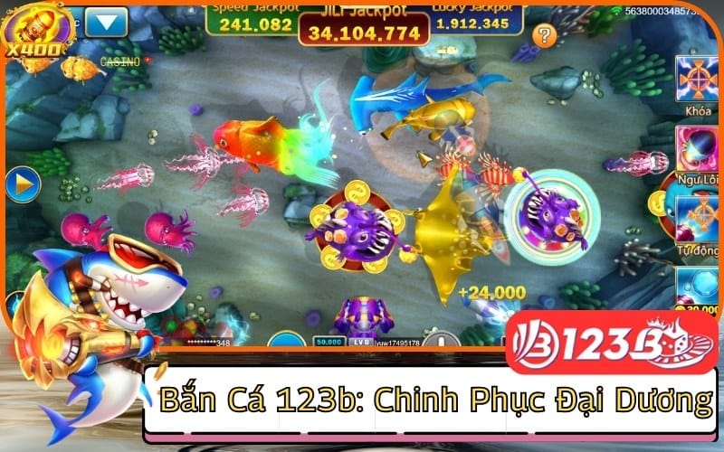 Bắn Cá 123b – Chinh phục đại dương sâu thẳm, săn thưởng cực đã tại 123b