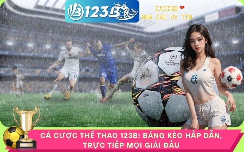 Cá cược thể thao 123b - Bảng kèo hấp dẫn, trực tiếp mọi giải đấu
