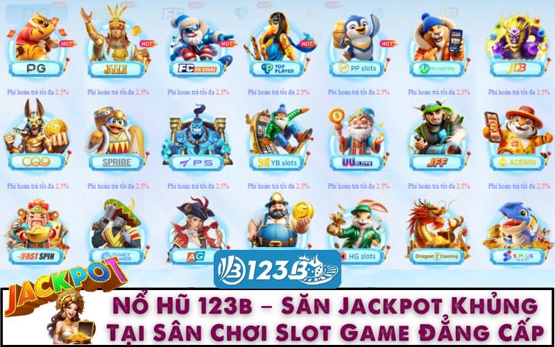 Nổ Hũ 123b – Săn Jackpot khủng tại sân chơi slot game đẳng cấp