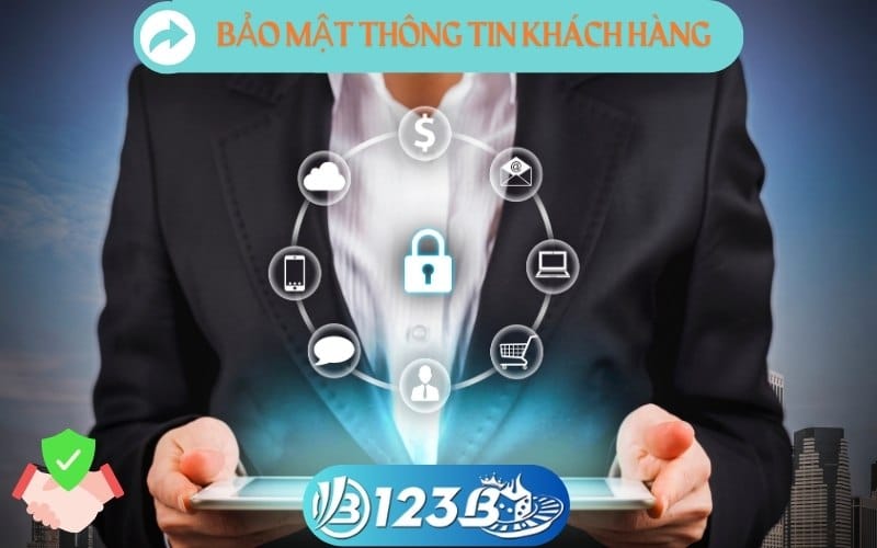 Bảo mật thông tin khách hàng tại nhà cái 123b