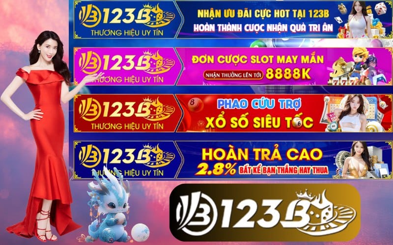 Các chương trình khuyến mãi 123b nổi bật nhất hiện nay