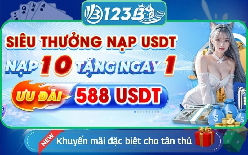 Khuyến mãi đặc biệt dành cho thành viên mới đăng ký tại 123b