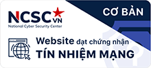 Website đạt chứng nhận Tín nhiệm mạng - NCSC Việt Nam