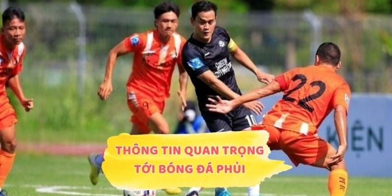 Thông tin quan trọng liên quan tới bóng đá phủi